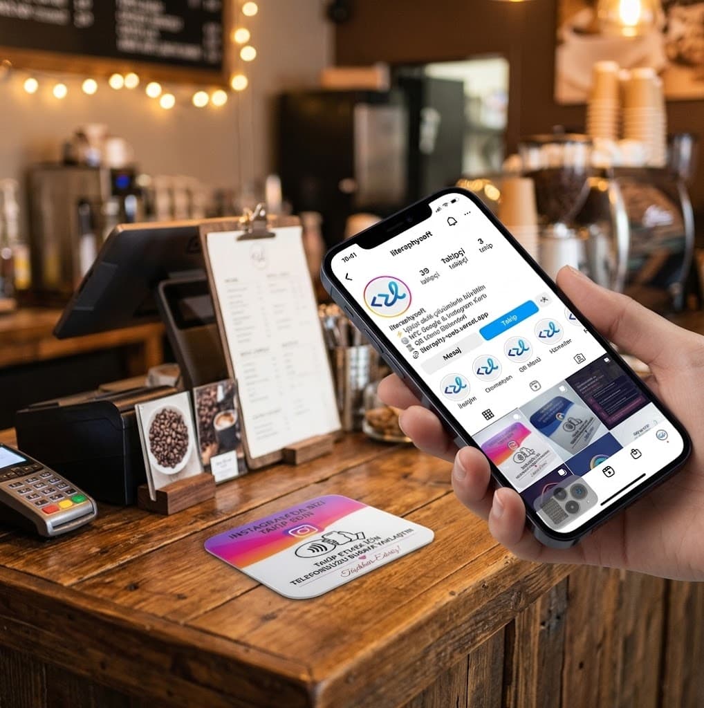 Instagram NFC Kartları çoklu paket görünümü